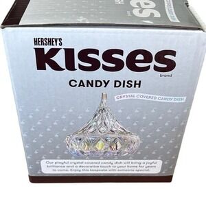 Godinger Hershey's Kisses Crystal Covered Candy Dish Gift NIB